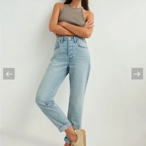 DENIM FORUM | The Boyfriend High Rise Loose 28L Size 25 - Picture 1 of 15